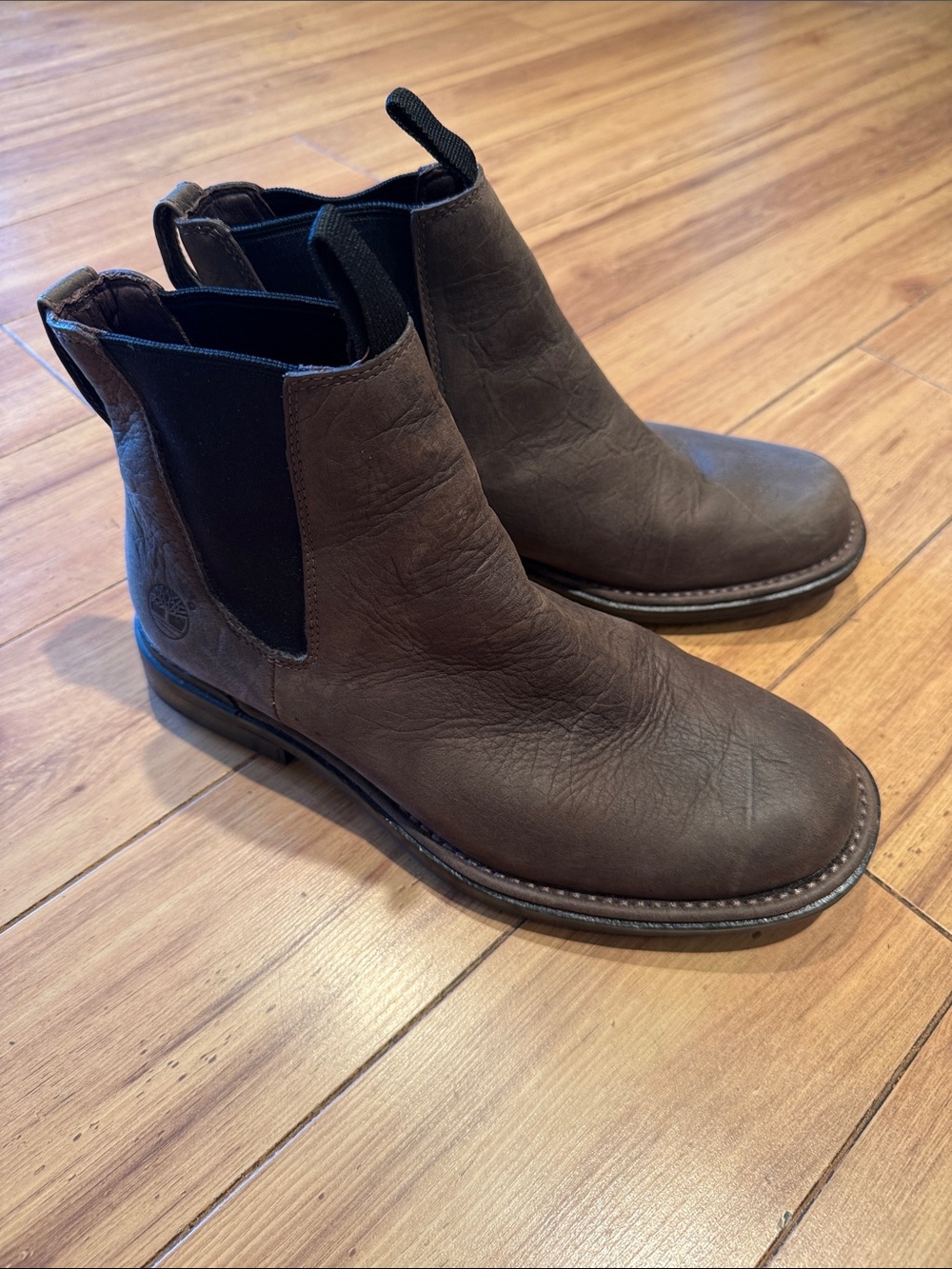 Timberland Waterproof Brown Leather Timberland Chelsea Boots Men’s 8.5M